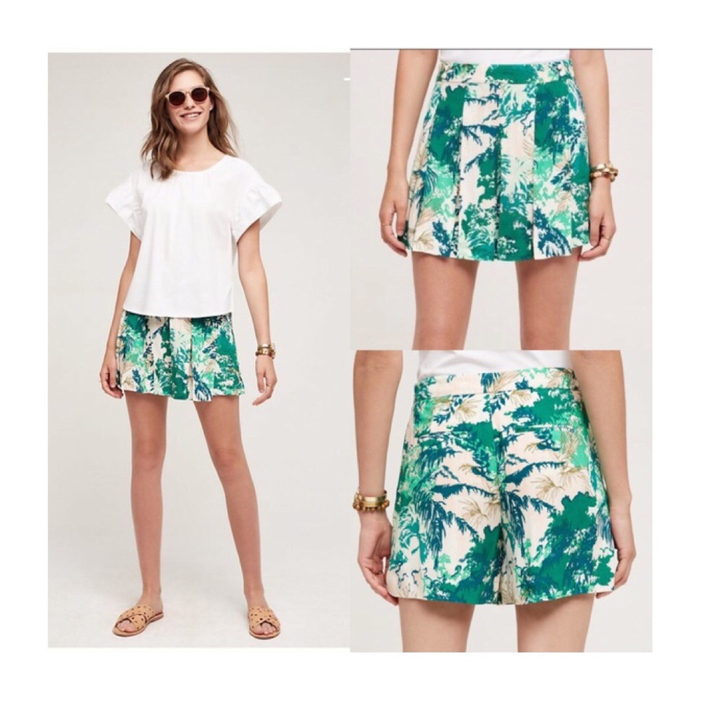 Anthropologie Elevenses Kadu pleated skort. Sz 4🌿